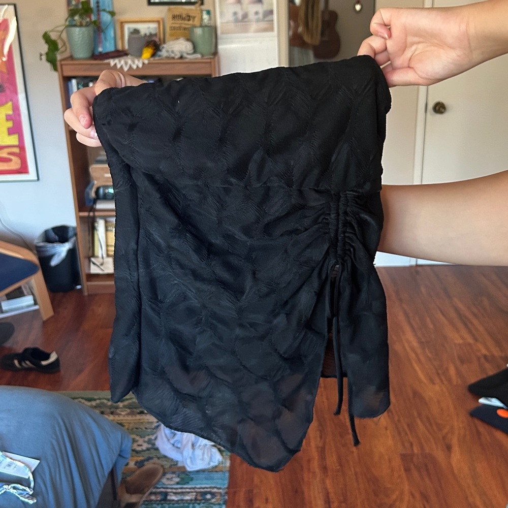 Silence + Noise strapless top